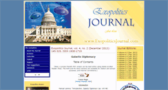 Desktop Screenshot of exopoliticsjournal.com