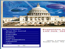 Tablet Screenshot of exopoliticsjournal.com